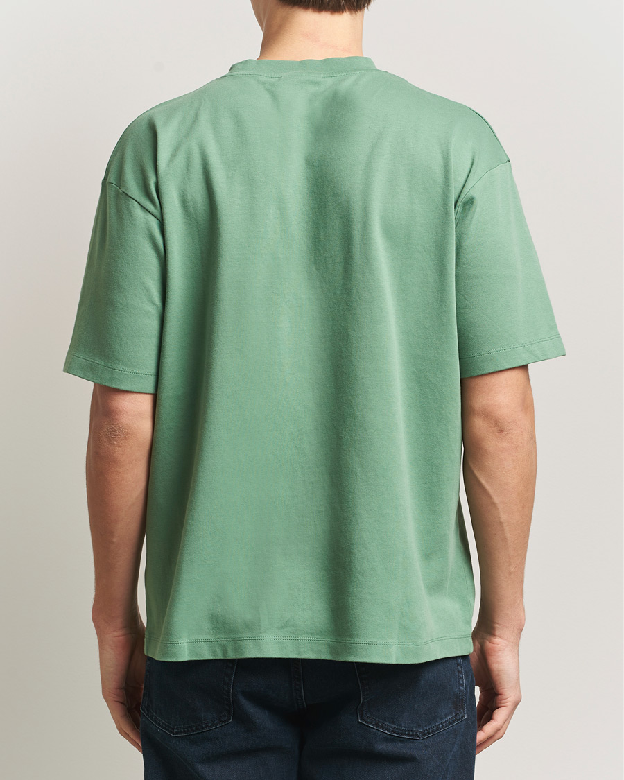 Hombres | Camisetas | Drôle de Monsieur | Classic Slogan T-Shirt Water Green