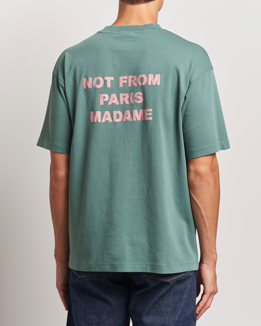 Hombres | Camisetas | Drôle de Monsieur | Slogan T-Shirt Dark Green