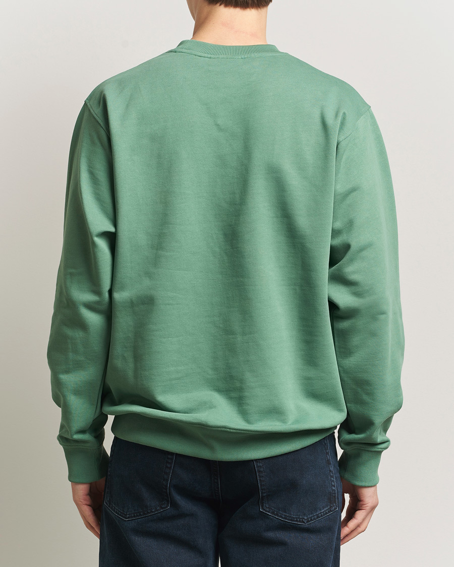 Hombres | Jerséis y prendas de punto | Drôle de Monsieur | Classic Slogan Sweatshirt Water Green