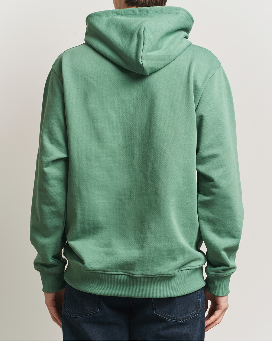 Hombres | Jerséis y prendas de punto | Drôle de Monsieur | Classic Slogan Hoodie Water Green