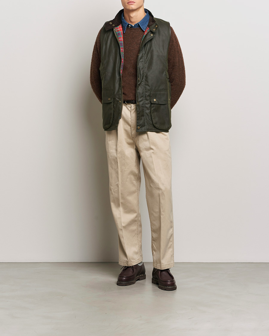 Hombres | Abrigos y chaquetas | Baracuta | x Barbour Wax Gilet Olive