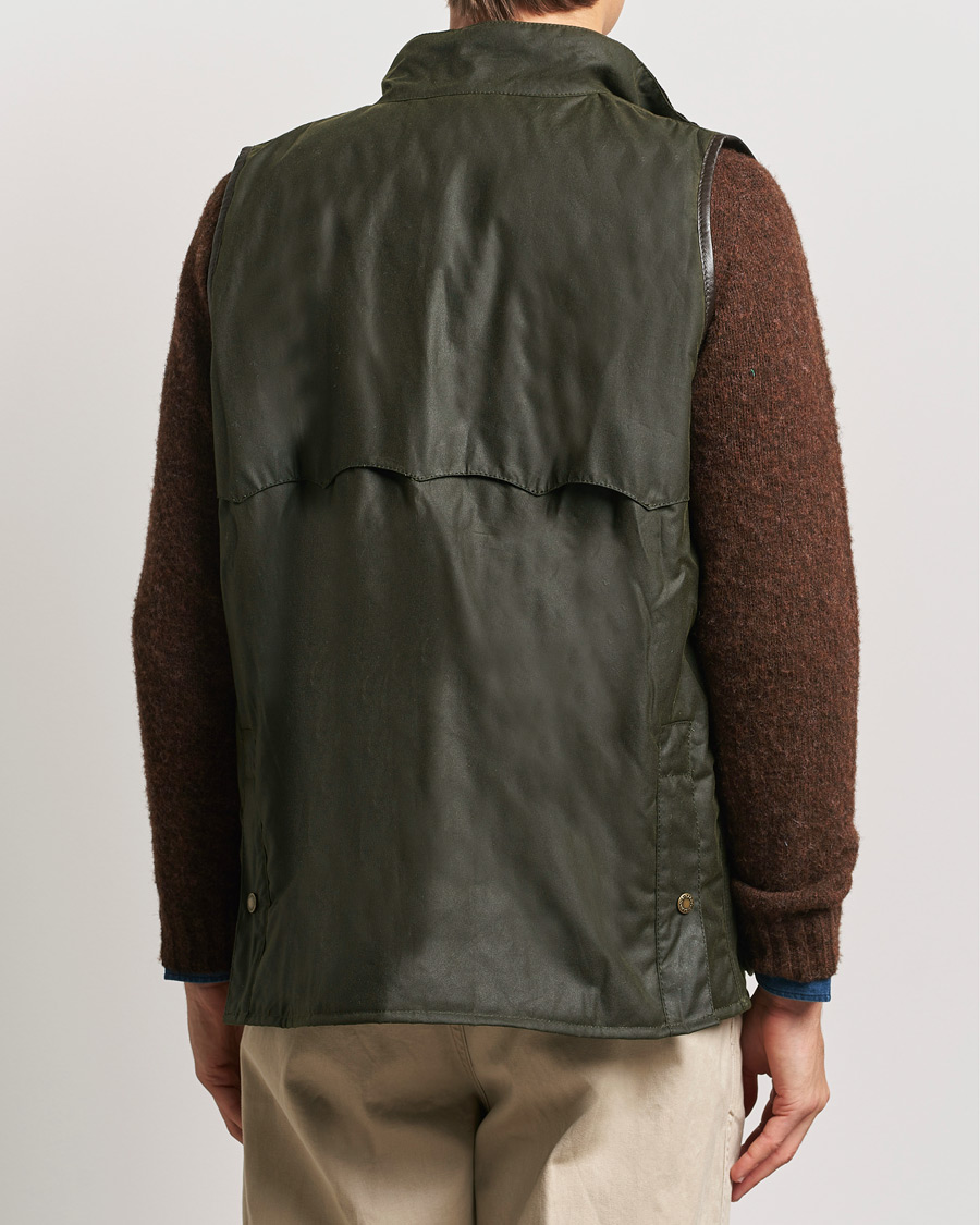 Hombres | Abrigos y chaquetas | Baracuta | x Barbour Wax Gilet Olive