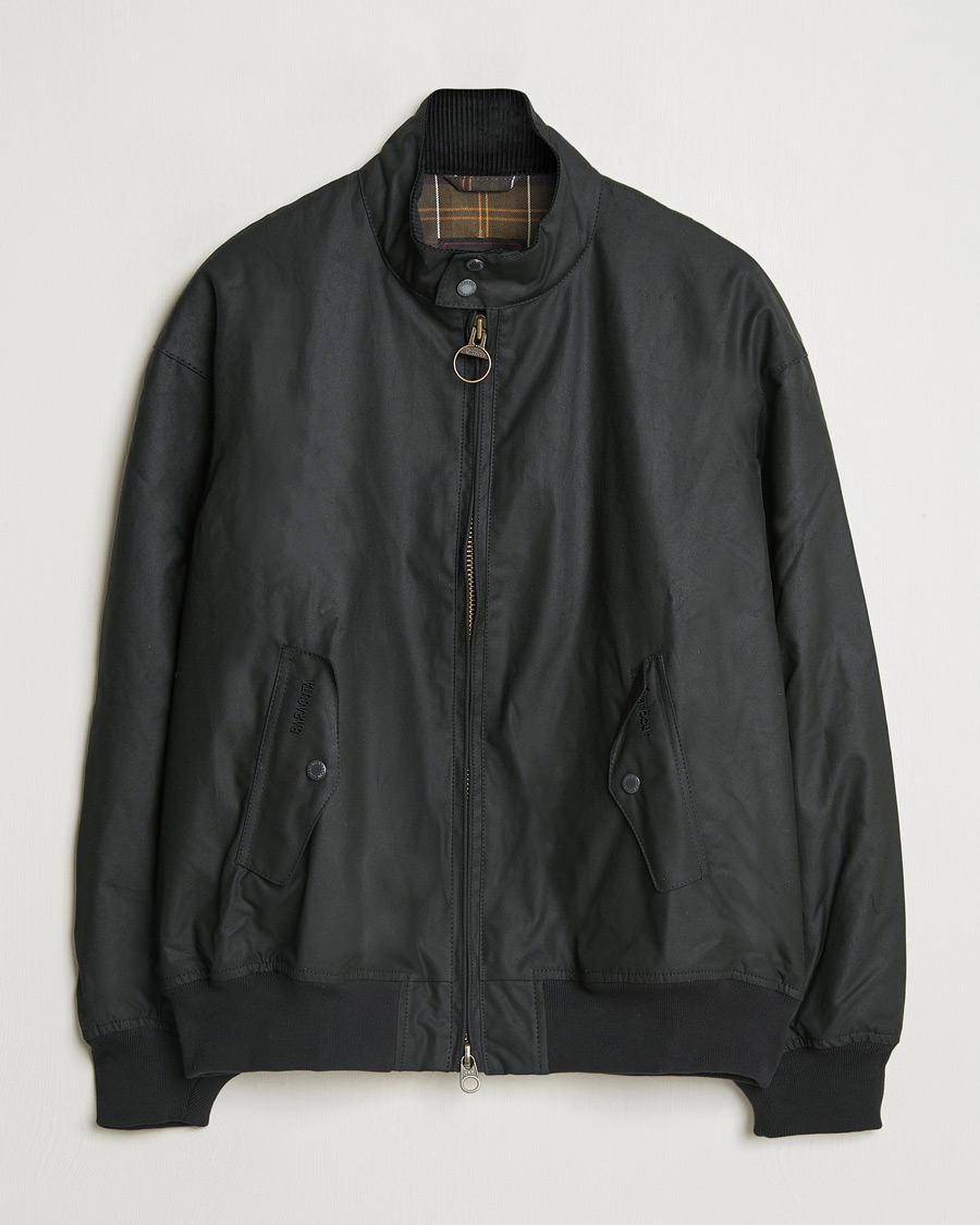 Baracuta Baracuta x Barbour Wax Jacket Black en CareOfCarl.es
