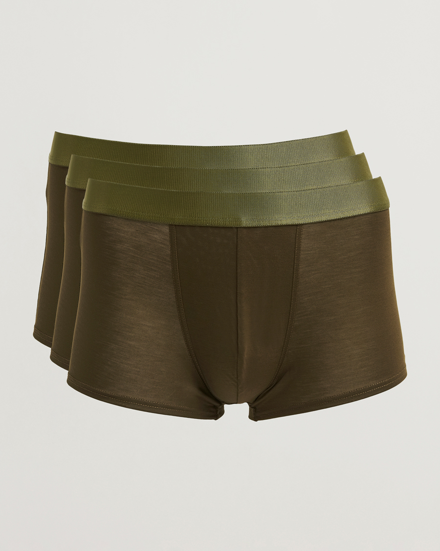 Hombres | Ropa interior y calcetines | CDLP | 3-Pack Boxer Trunk Olive Green