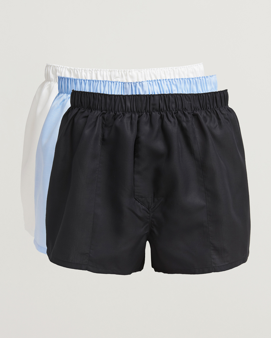 Hombres | Ropa interior y calcetines | CDLP | 3-Pack Boxer Shorts Slim Black/White/Sky Blue