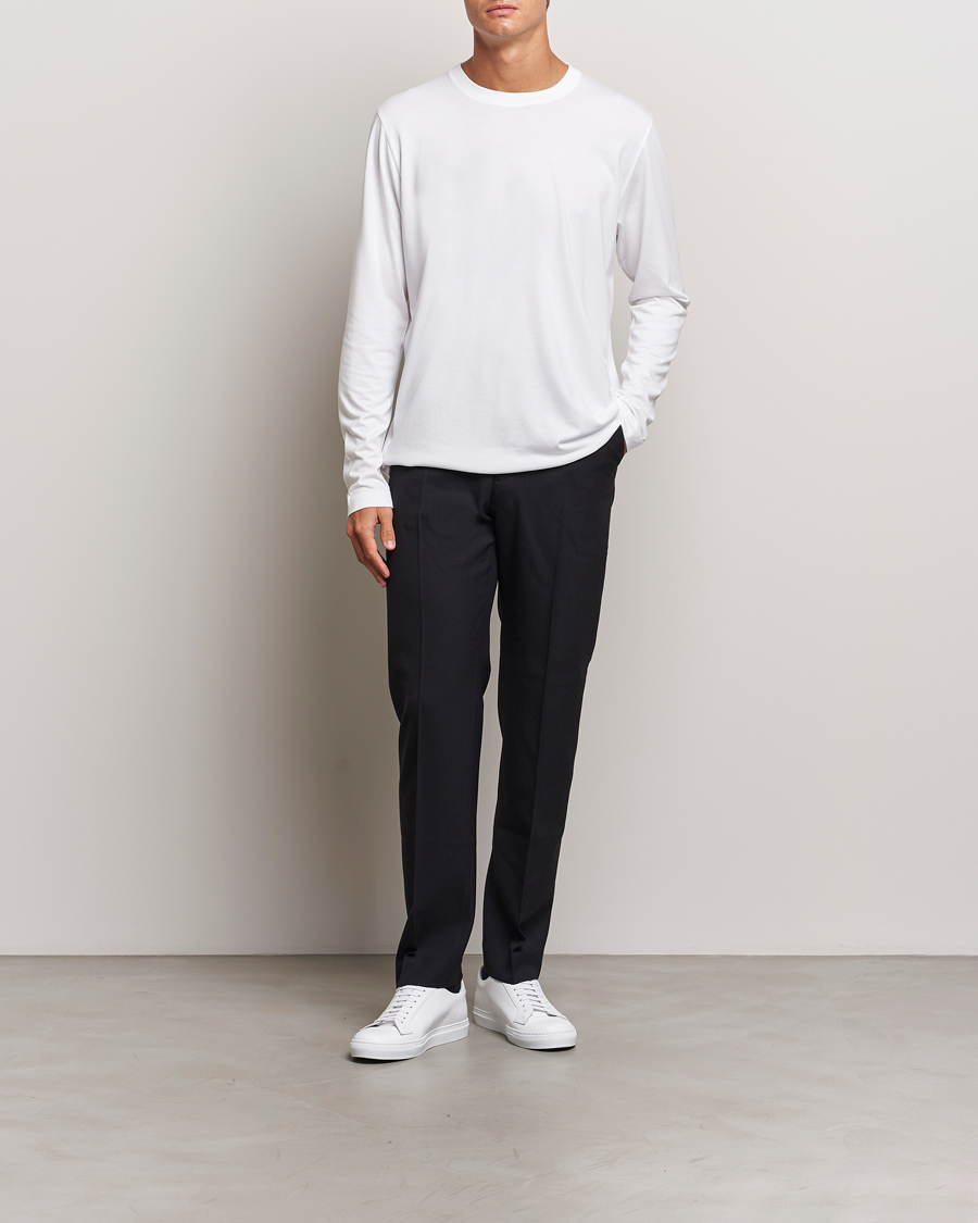 Hombres | Camisetas | CDLP | Midweight Long Sleeve T-Shirt White