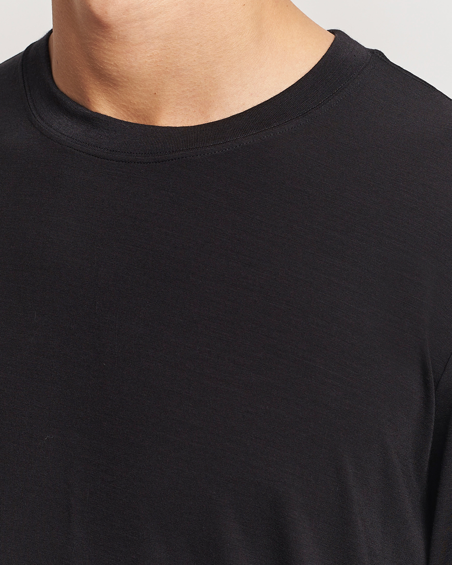 Hombres | Camisetas | CDLP | Wool Long Sleeve T-Shirt Black