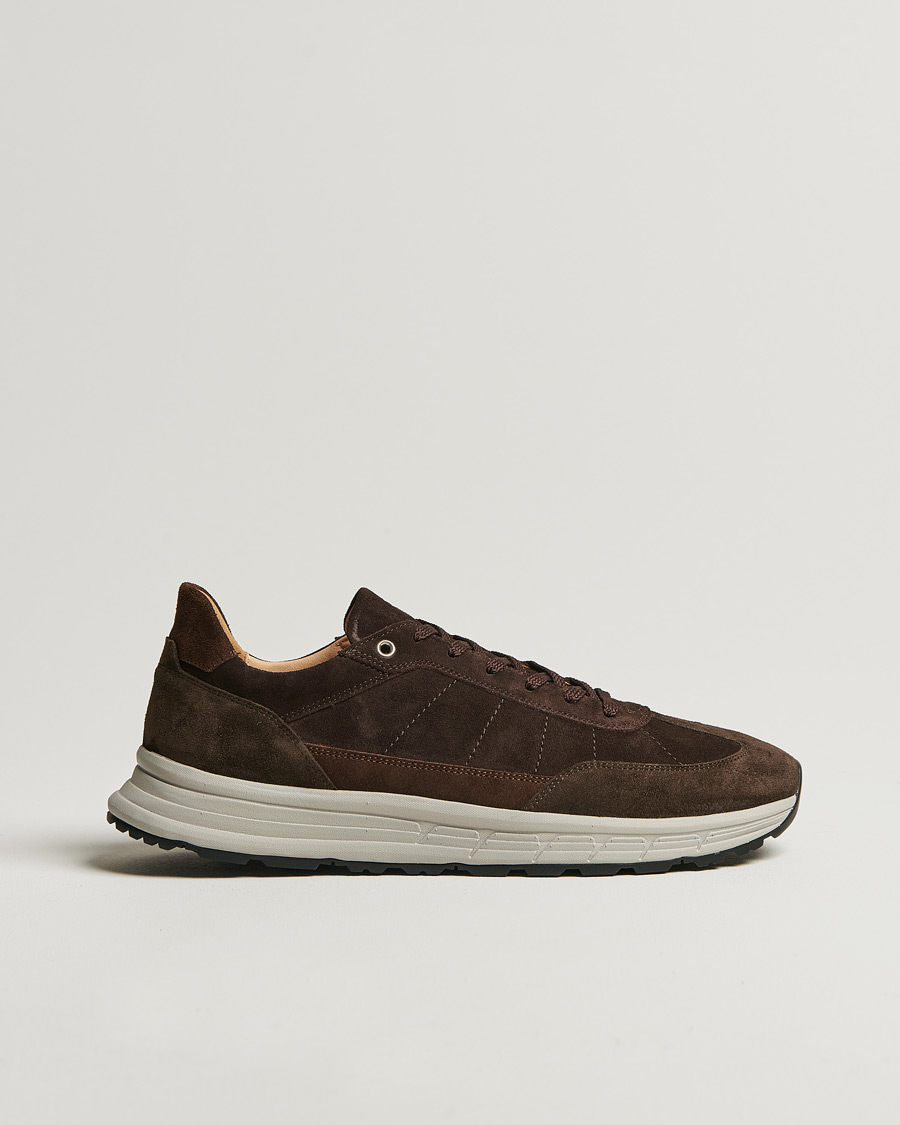 Hombres | Zapatillas | CQP | Renna Suede Runner Dark Brown