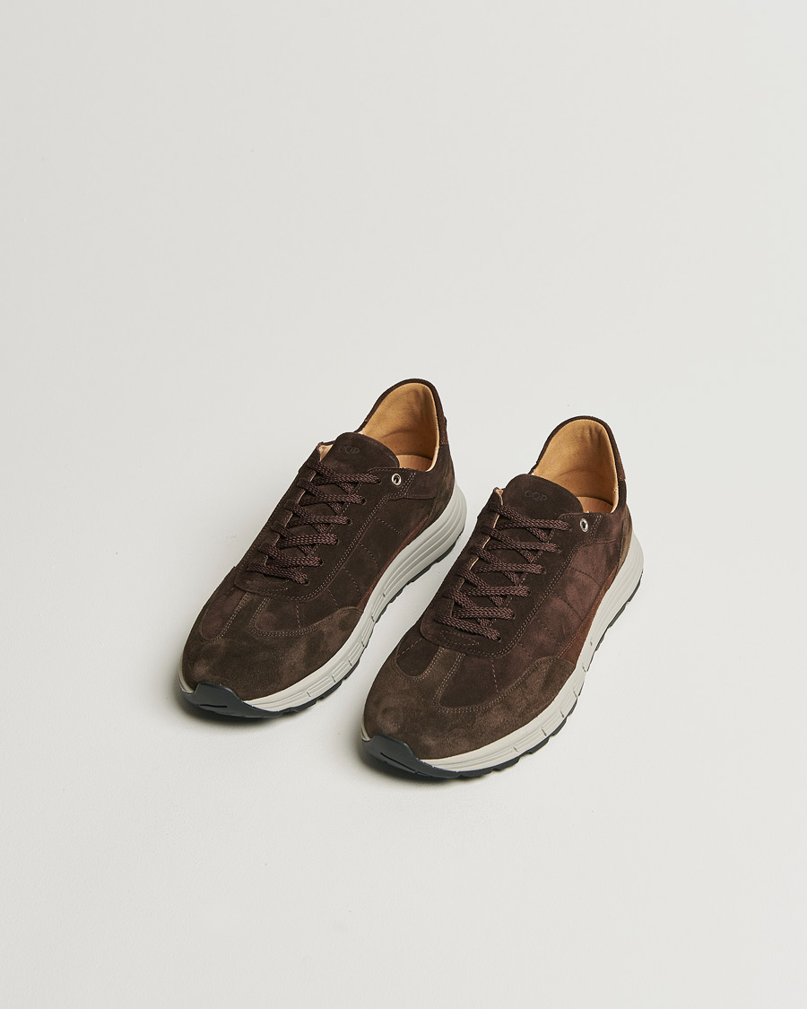 Hombres | Zapatillas | CQP | Renna Suede Runner Dark Brown