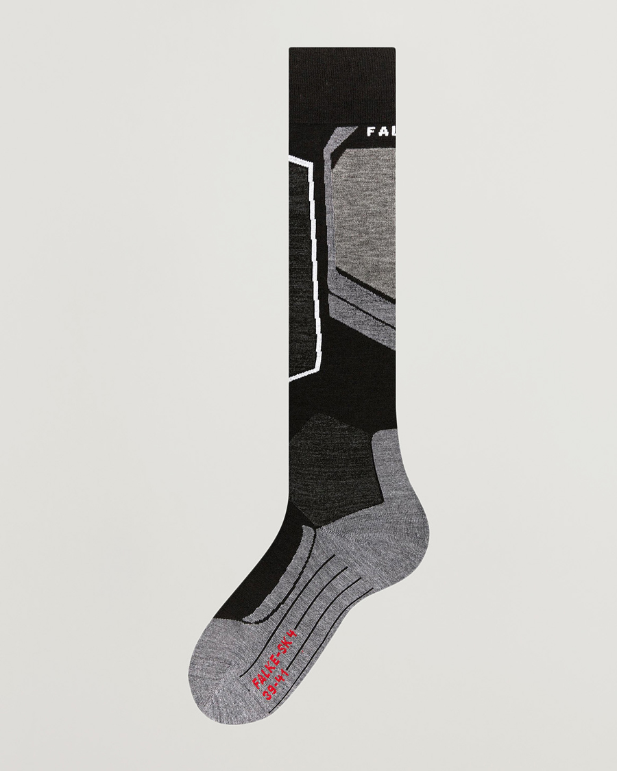 Hombres | Ropa interior y calcetines | Falke Sport | SK4 Advanced Skiing Knee High Socks Black Mix