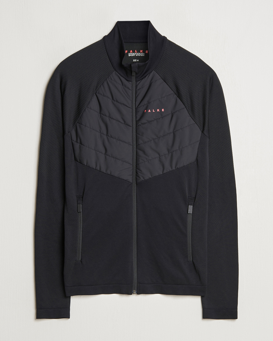 Hombres | Jerséis y prendas de punto | Falke Sport | Running Jacket Black