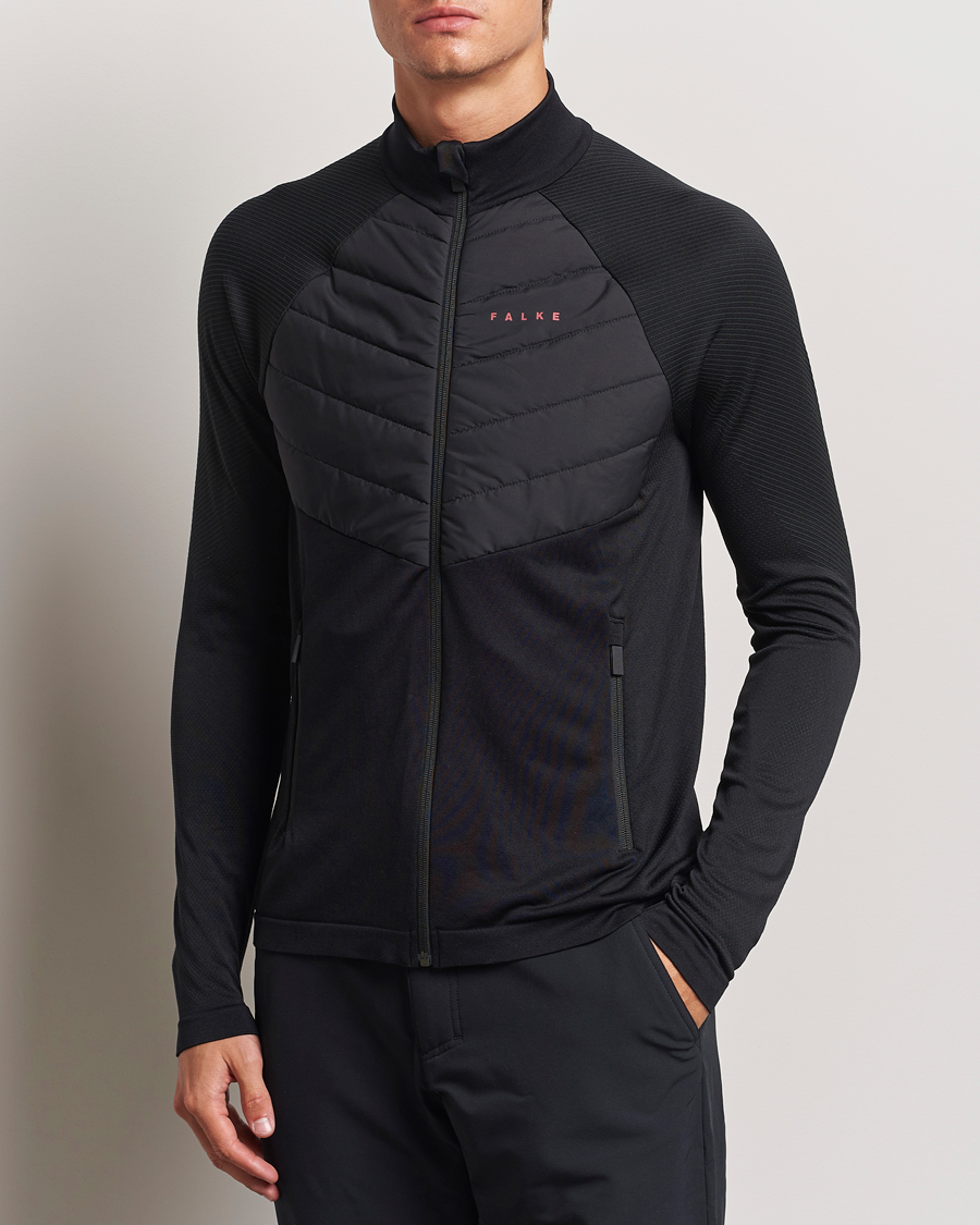 Hombres | Jerséis y prendas de punto | Falke Sport | Running Jacket Black