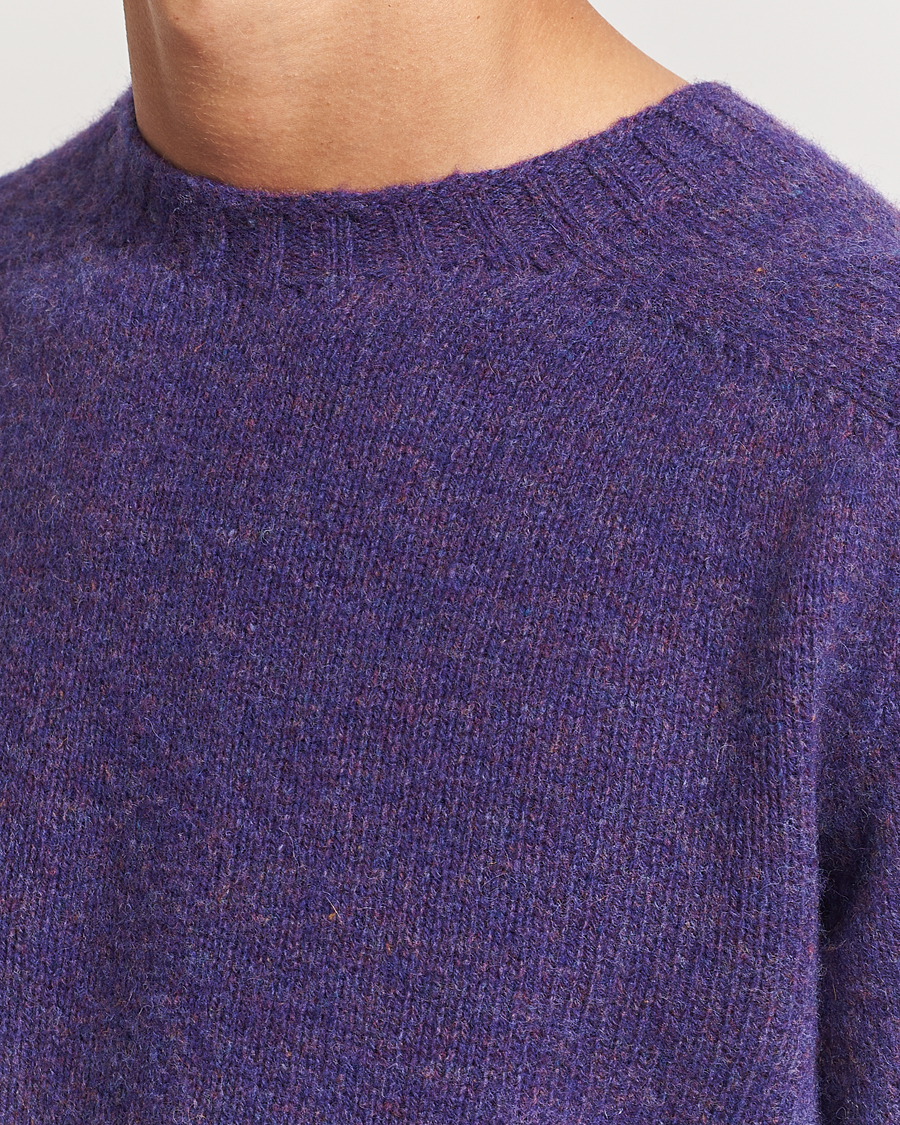 Hombres | Jerséis y prendas de punto | Howlin' | Brushed Wool Sweater Lavender