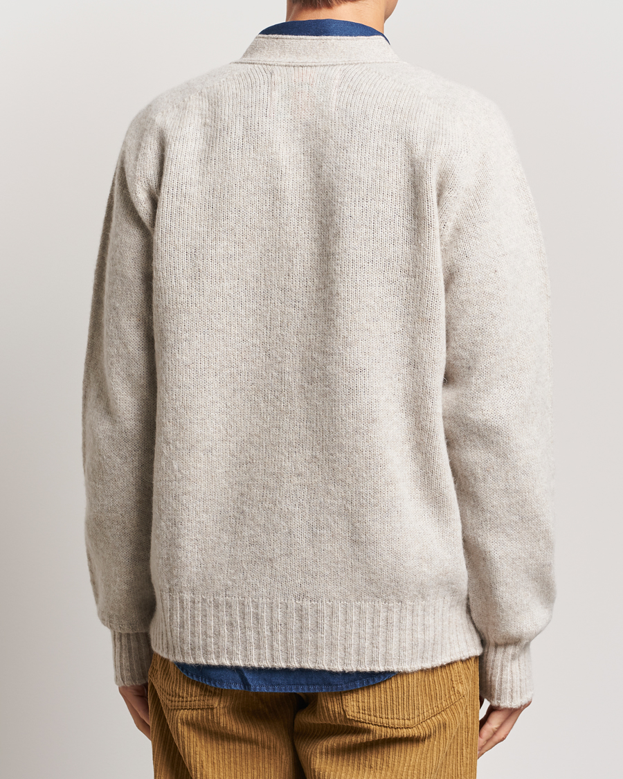 Hombres | Jerséis y prendas de punto | Howlin' | Shaggy Bear Cardigan Cosmic Latte