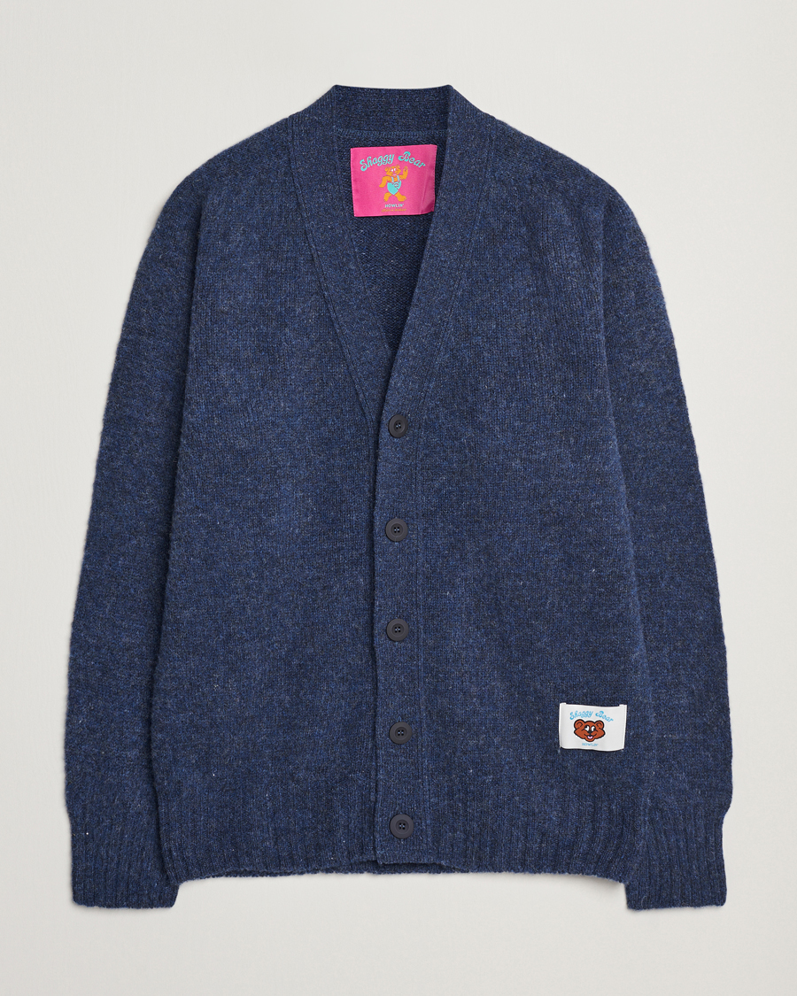 Hombres | Jerséis y prendas de punto | Howlin' | Shaggy Bear Cardigan Denim