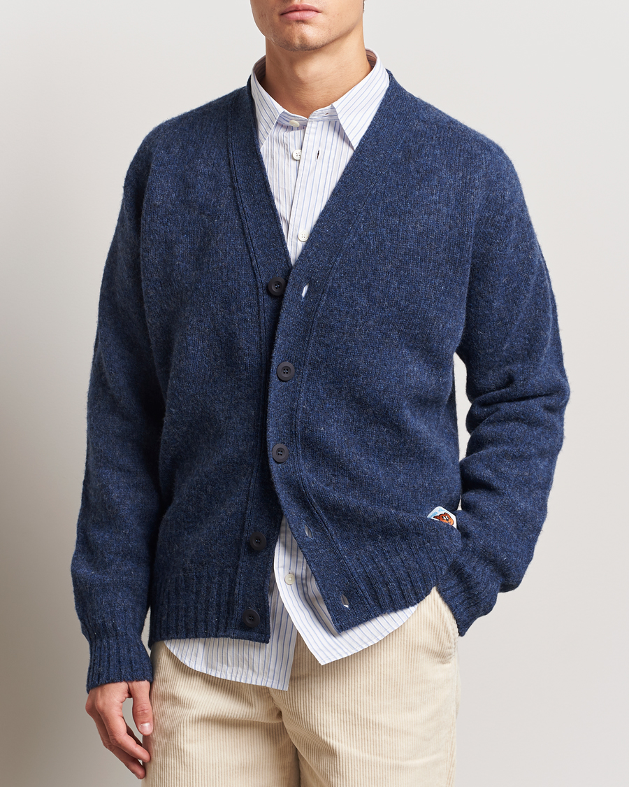 Hombres | Jerséis y prendas de punto | Howlin' | Shaggy Bear Cardigan Denim