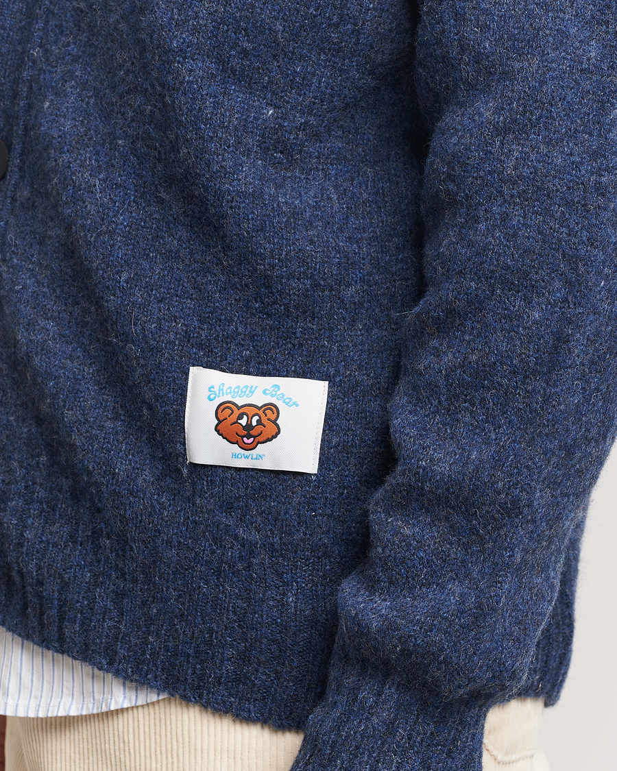 Hombres | Jerséis y prendas de punto | Howlin' | Shaggy Bear Cardigan Denim