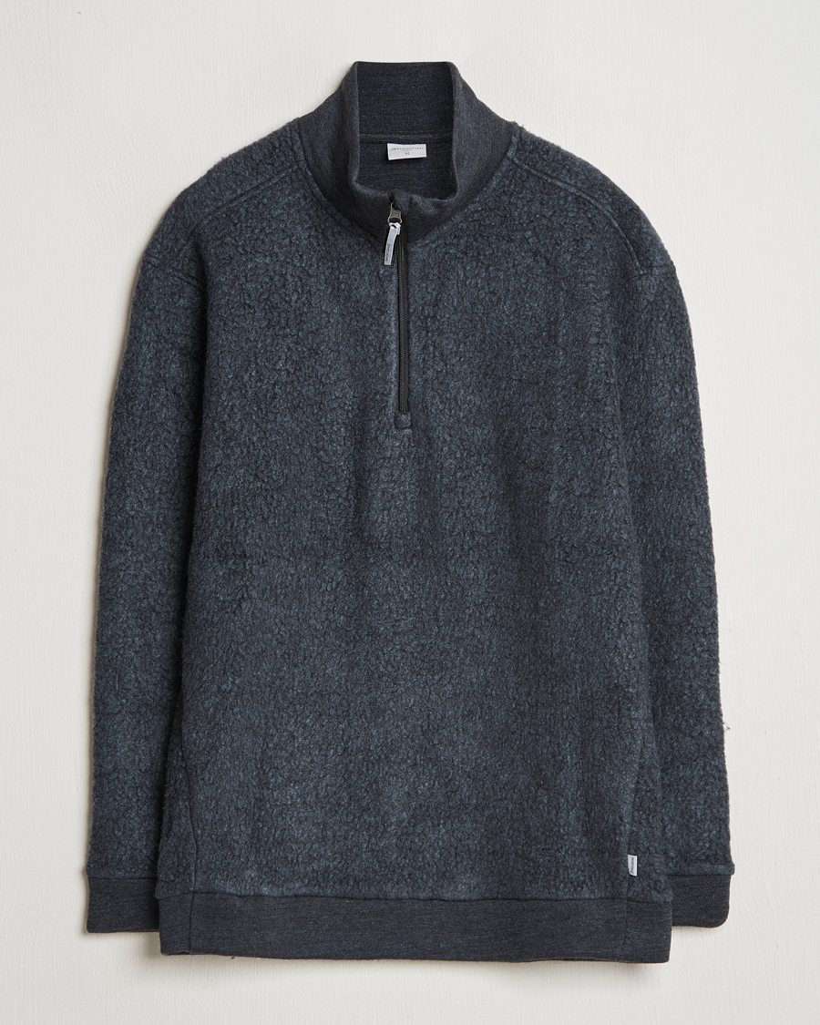 Hombres | Jerséis y prendas de punto | Houdini | Alto Merino Half Zip True Black