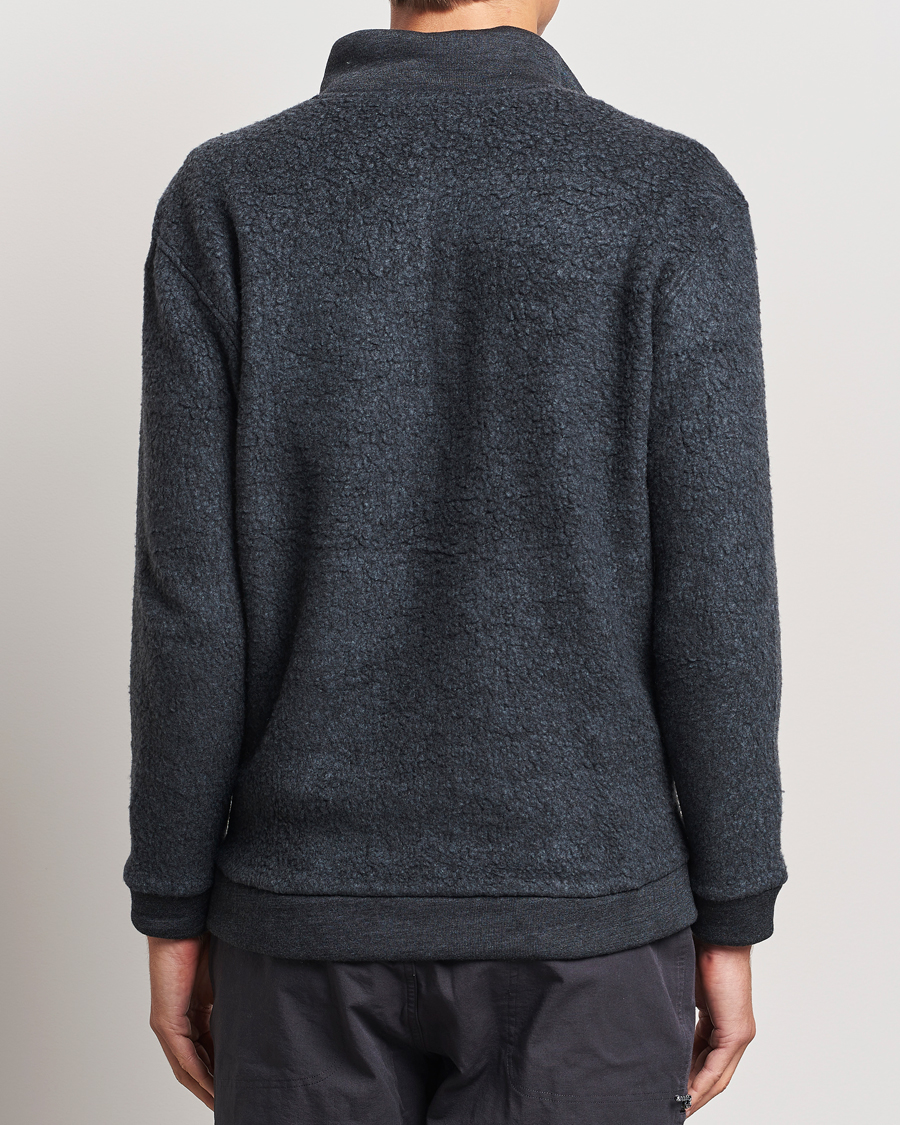 Hombres | Jerséis y prendas de punto | Houdini | Alto Merino Half Zip True Black