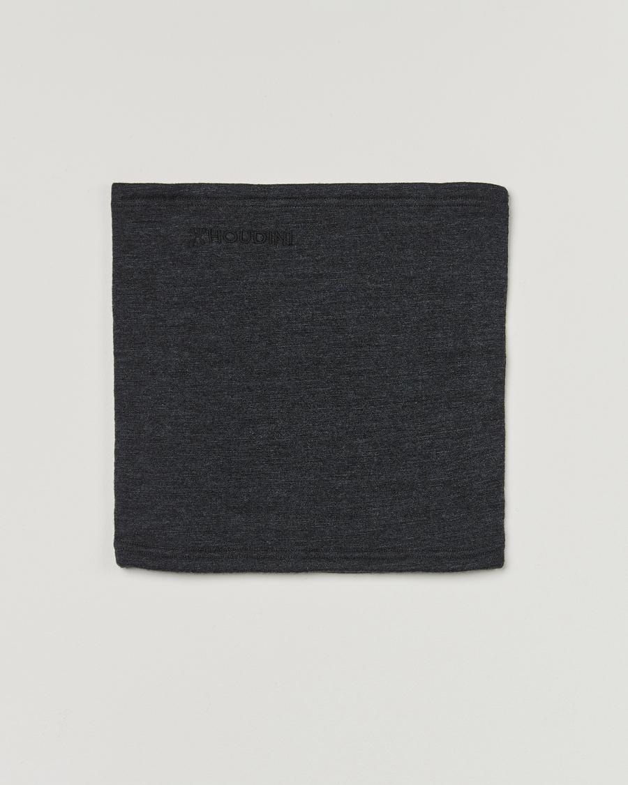 Hombres | Houdini Alto Wool/Tencel Neck Gaiter True Black | Houdini | Alto Wool/Tencel Neck Gaiter True Black