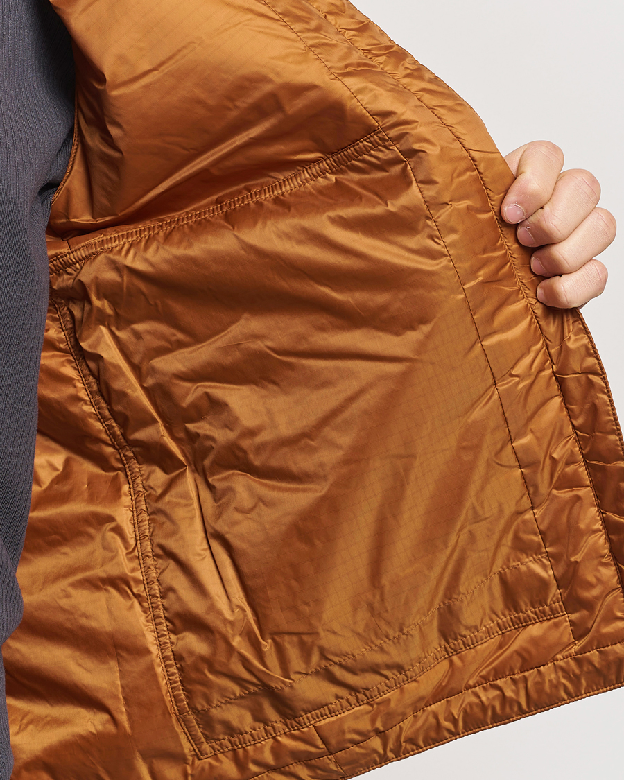 Hombres | Abrigos y chaquetas | Houdini | Dunfri Primaloft Padded Vest Rust Brown