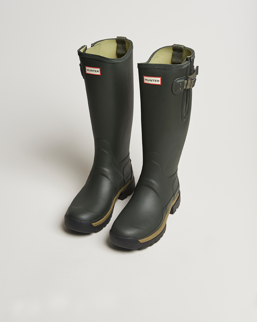 Hombres | Sobrecubiertas | Hunter | Boots Balmoral Side Adjustable Neo Boot Dark Olive