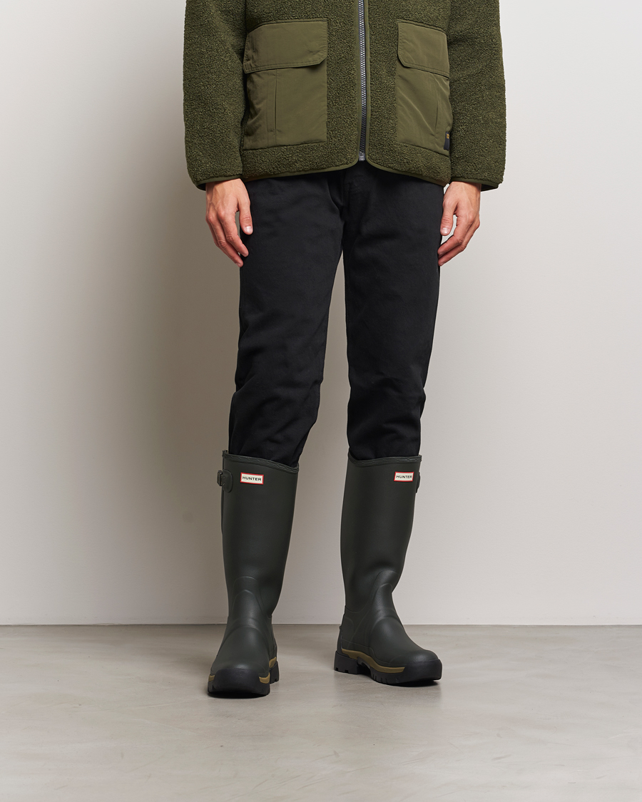 Hombres | Sobrecubiertas | Hunter | Boots Balmoral Side Adjustable Neo Boot Dark Olive