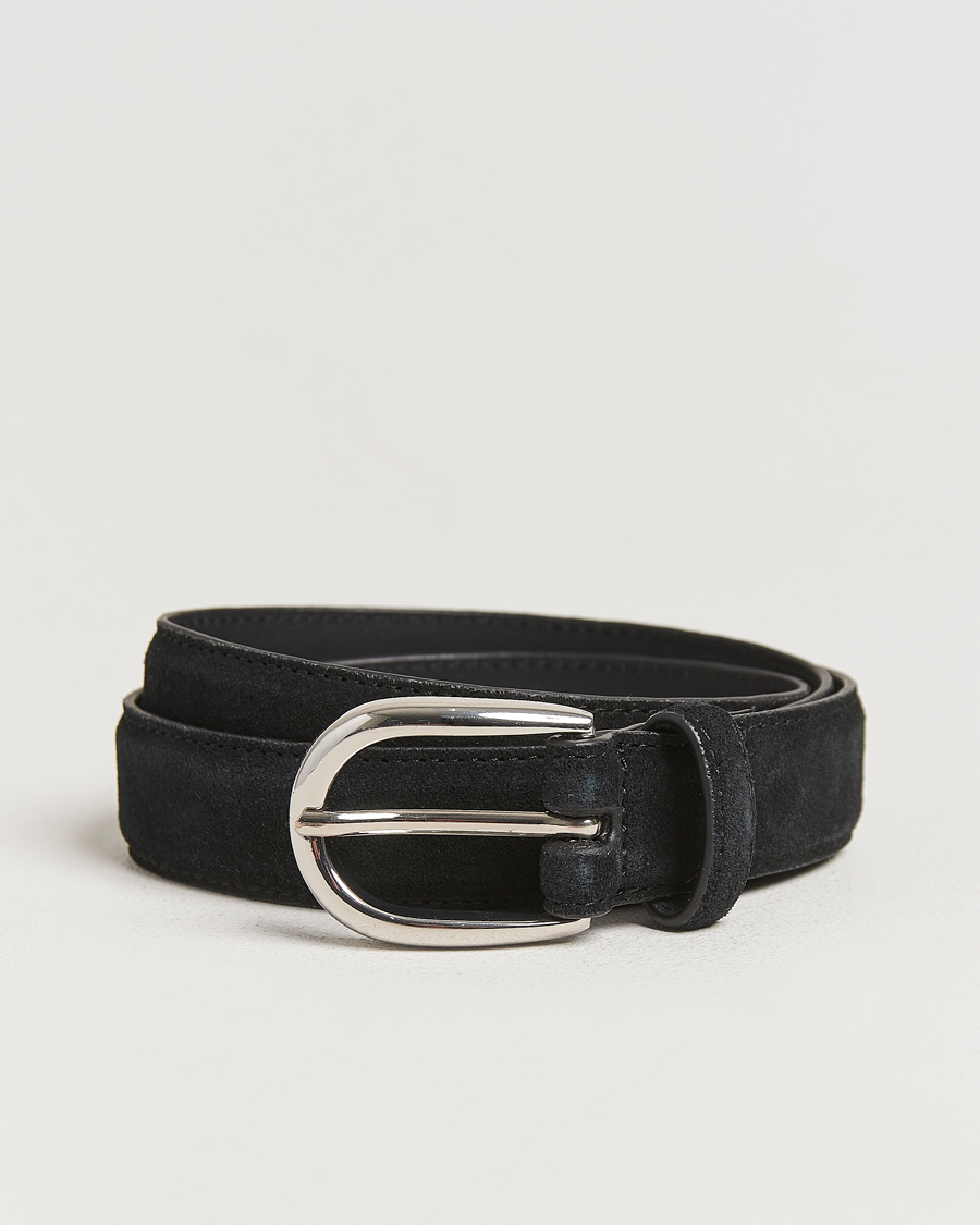 Hombres | Loake 1880 Harry Suede Belt Black | Loake 1880 | Harry Suede Belt Black