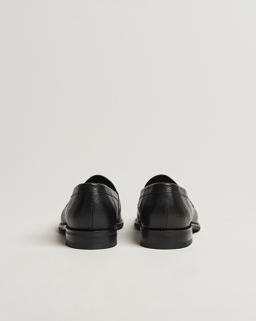 Hombres | Mocasines | Loake Shoemakers | Loake 1880 Imperial Grained Penny Loafer Black