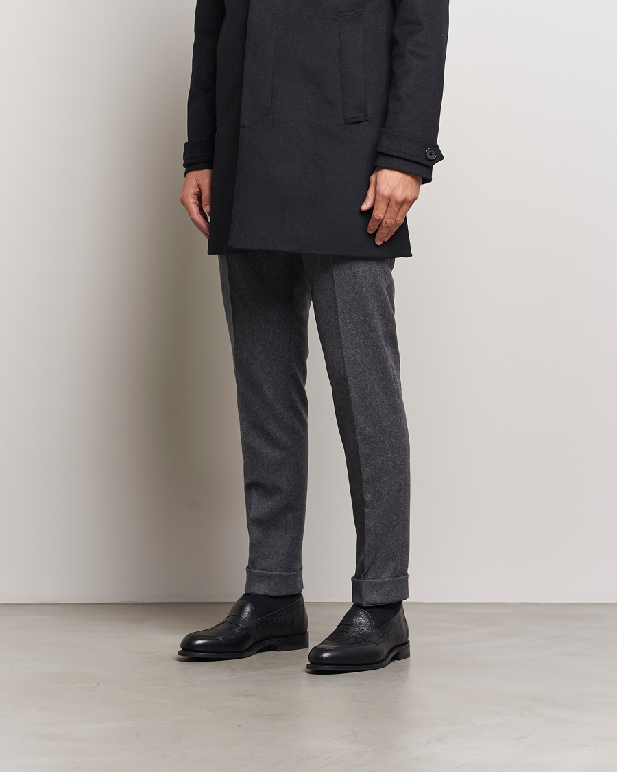 Hombres | Mocasines | Loake Shoemakers | Loake 1880 Imperial Grained Penny Loafer Black