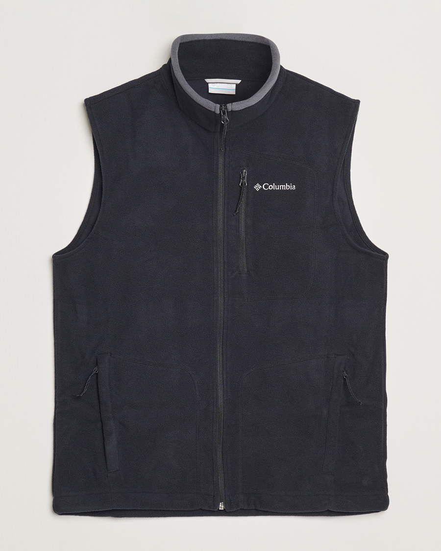 Hombres | Chalecos | Columbia | Fast Trek Full Zip Fleece Vest Black