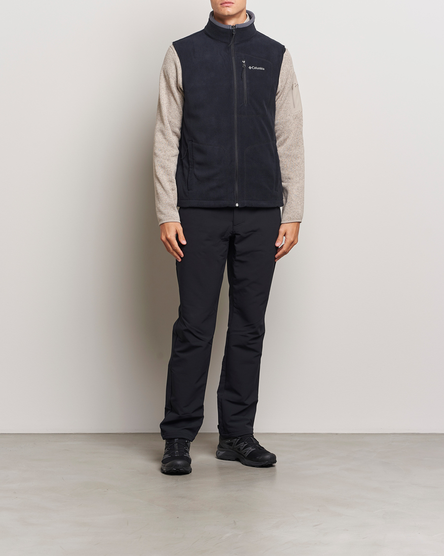 Hombres | Chalecos | Columbia | Fast Trek Full Zip Fleece Vest Black