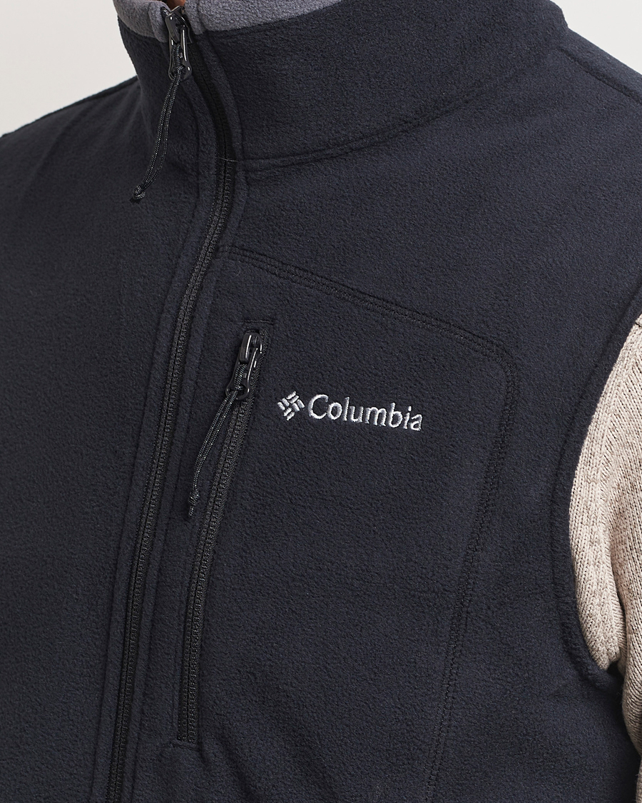 Hombres | Chalecos | Columbia | Fast Trek Full Zip Fleece Vest Black
