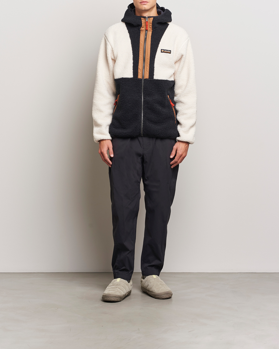 Hombres | Jerséis y prendas de punto | Columbia | Backbowl Full Zip Fleece Hoodie Chalk/Black