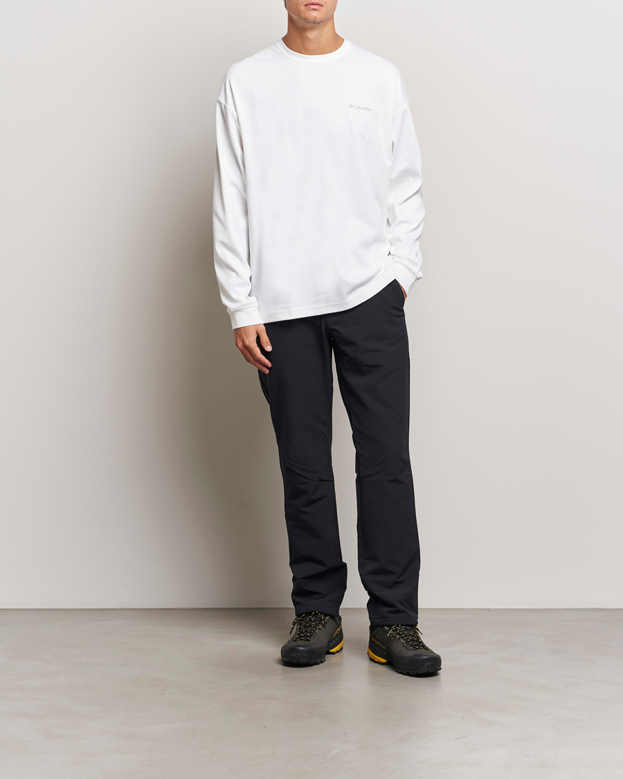 Hombres | Camisetas | Columbia | Duxbery Relaxed Long Sleeve T-Shirt White