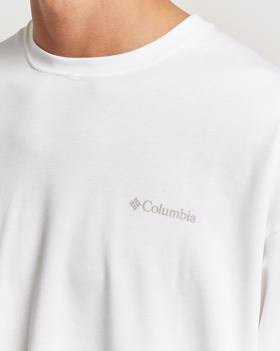 Hombres | Camisetas | Columbia | Duxbery Relaxed Long Sleeve T-Shirt White