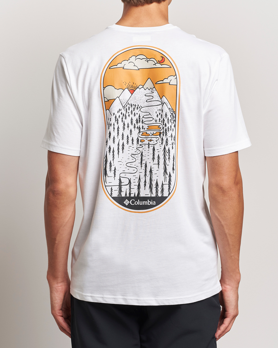 Hombres | Camisetas | Columbia | Rockaway River Back T-Shirt White