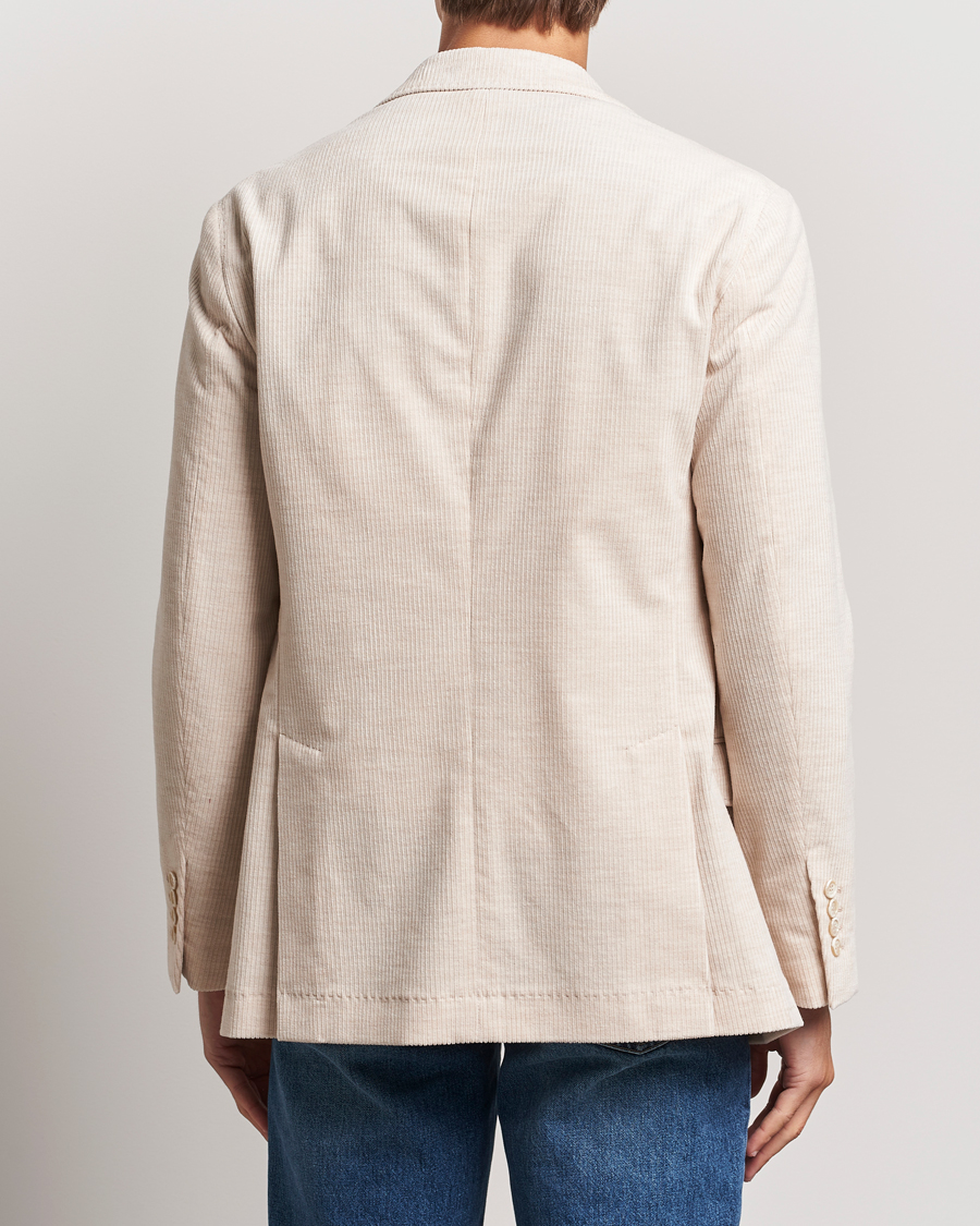 Hombres | Blazers | Brunello Cucinelli | Double Breasted Cashmere Corduroy Blazer Sand