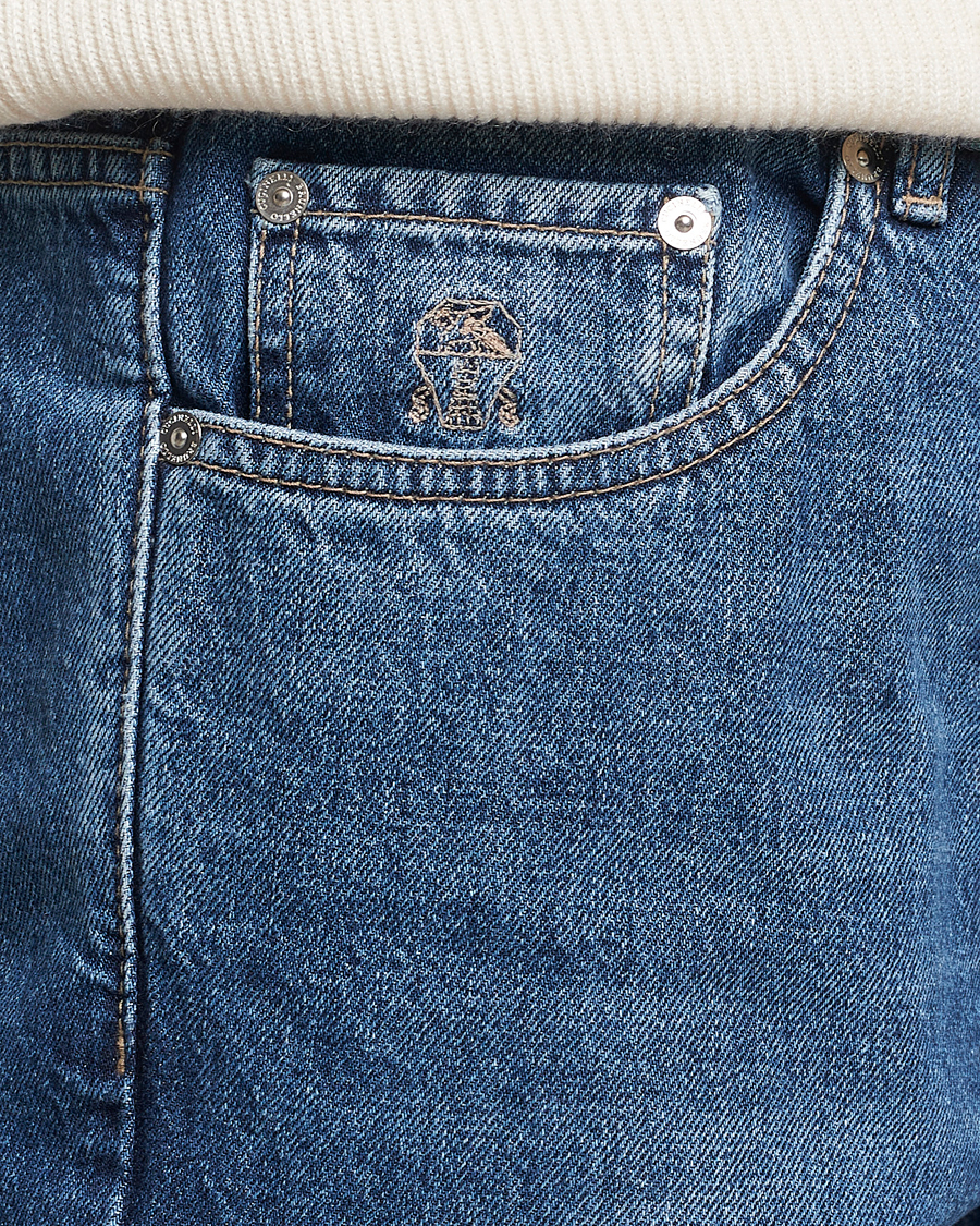Hombres | Vaqueros | Brunello Cucinelli | Traditional Fit Jeans Stone Wash