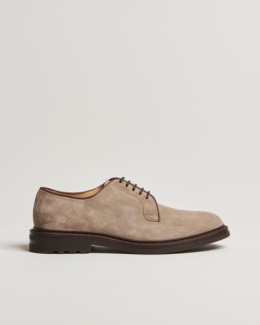 Hombres | Brunello Cucinelli Plain Toe Derby Desert Suede | Brunello Cucinelli | Plain Toe Derby Desert Suede