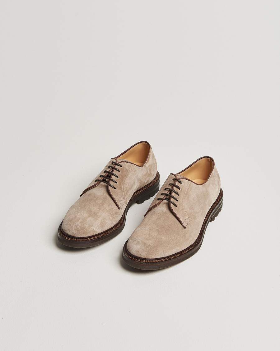Hombres | Brunello Cucinelli Plain Toe Derby Desert Suede | Brunello Cucinelli | Plain Toe Derby Desert Suede