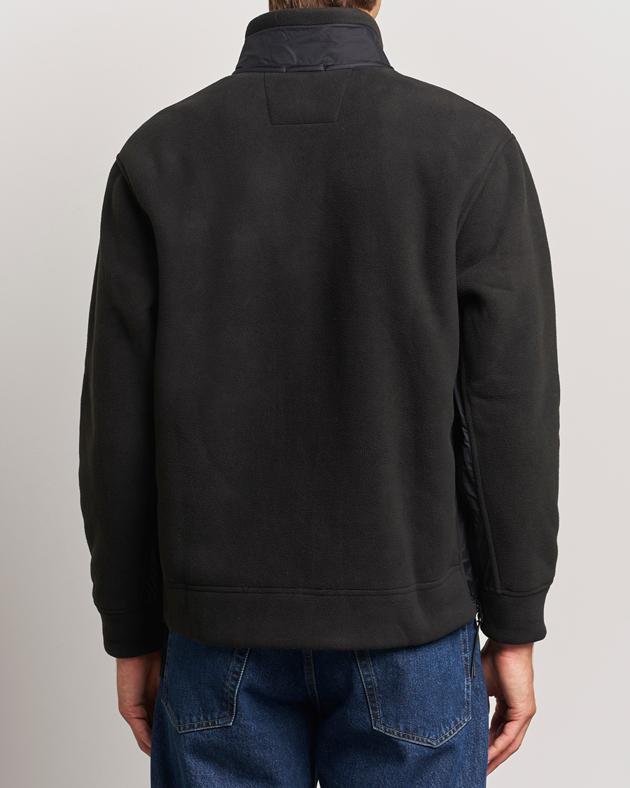 Hombres | Jerséis y prendas de punto | C.P. Company | Metropolis Polar Fleece Pertex Zip Black