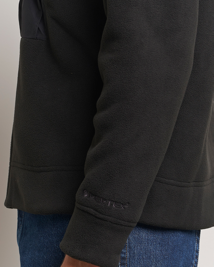 Hombres | Jerséis y prendas de punto | C.P. Company | Metropolis Polar Fleece Pertex Zip Black