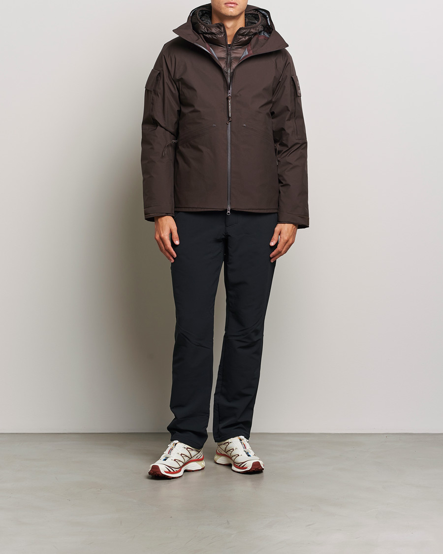 Hombres | Abrigos y chaquetas | C.P. Company | Metropolis Gore-Tex Padded 2 in 1 Jacket Brown