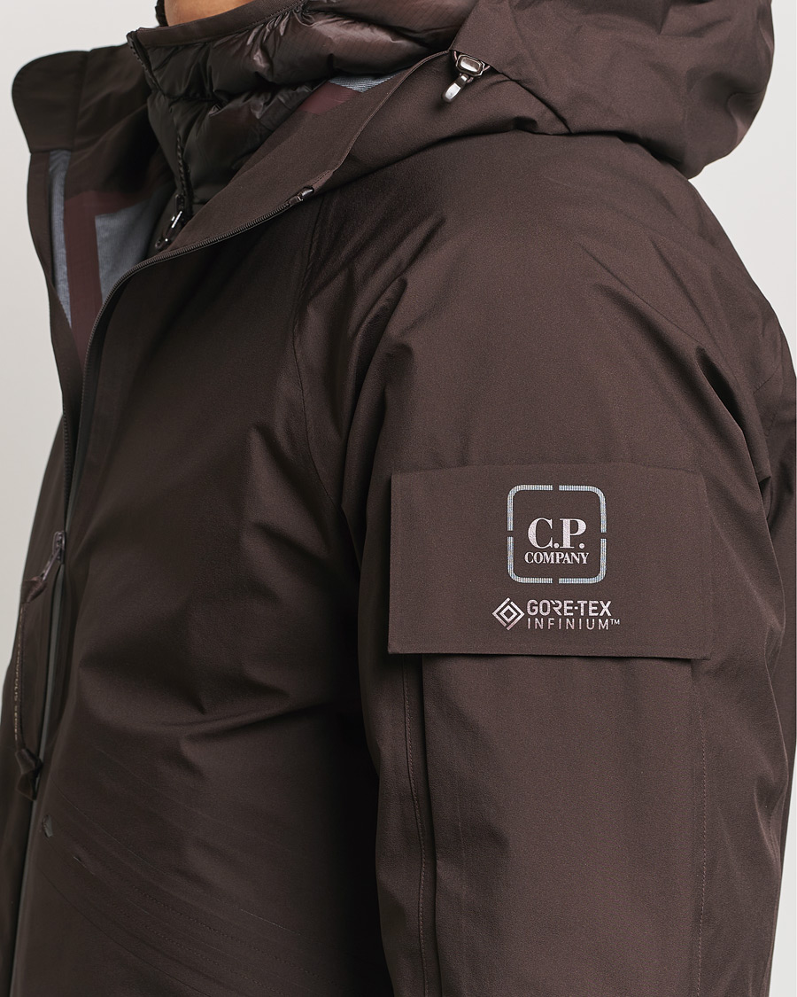 Hombres | Abrigos y chaquetas | C.P. Company | Metropolis Gore-Tex Padded 2 in 1 Jacket Brown