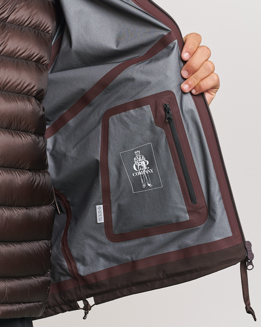 Hombres | Abrigos y chaquetas | C.P. Company | Metropolis Gore-Tex Padded 2 in 1 Jacket Brown