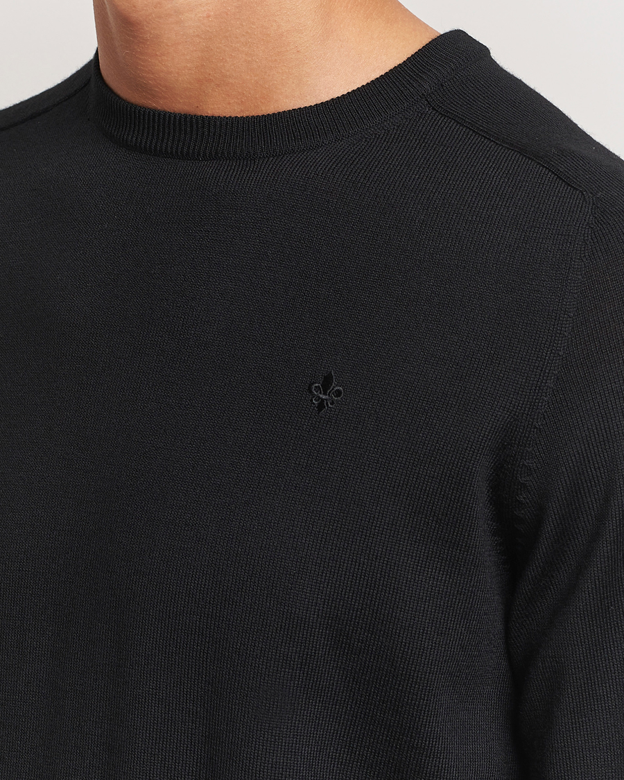 Hombres | Jerséis y prendas de punto | Morris | Merino O-Neck Black