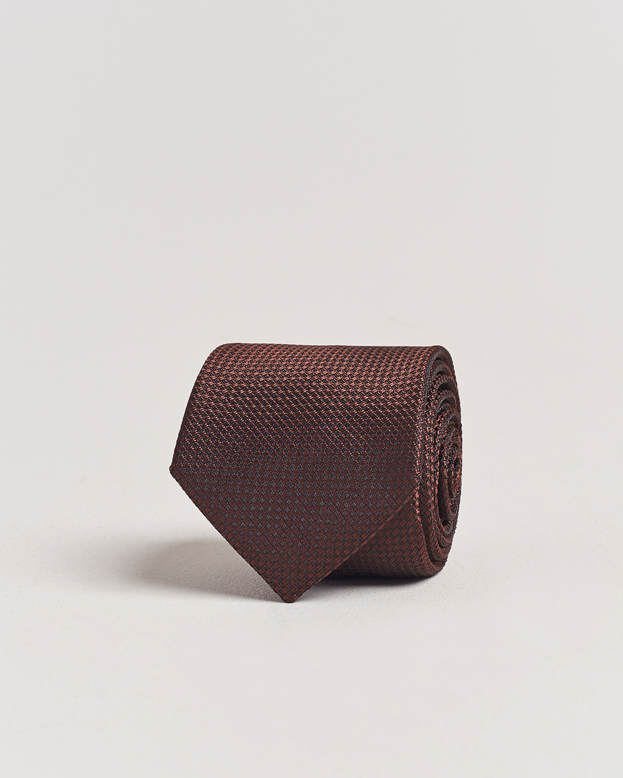 Hombres | Corbatas | Morris | Structure Tie Brown