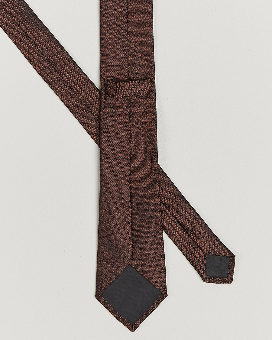 Hombres | Corbatas | Morris | Structure Tie Brown