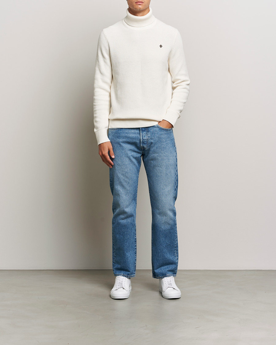 Hombres | Jerséis y prendas de punto | Morris | Bernard Cotton Rollneck White